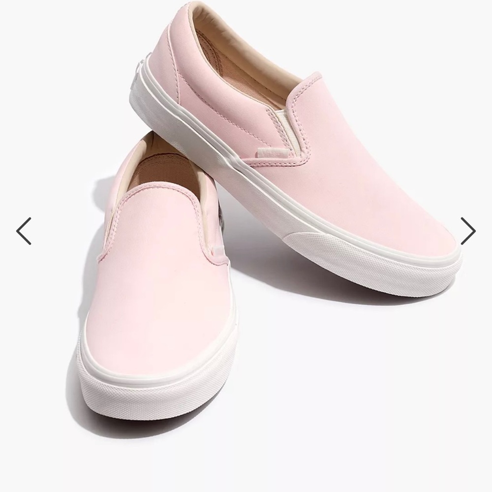 Pastel Pink Slip On Vans